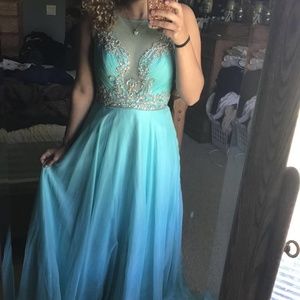 Light Blue Prom Dress